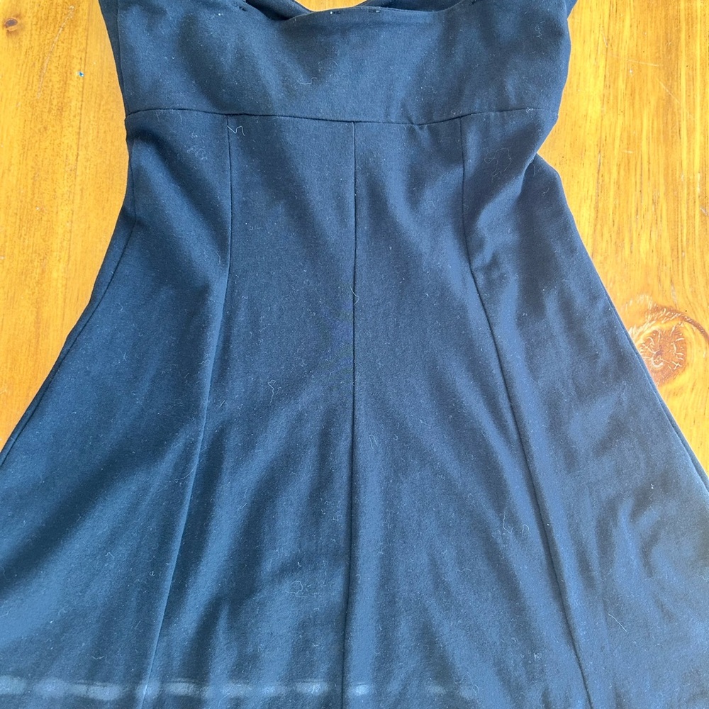 Garage Black Mini Dress with Spaghetti Straps - Picture 8 of 10